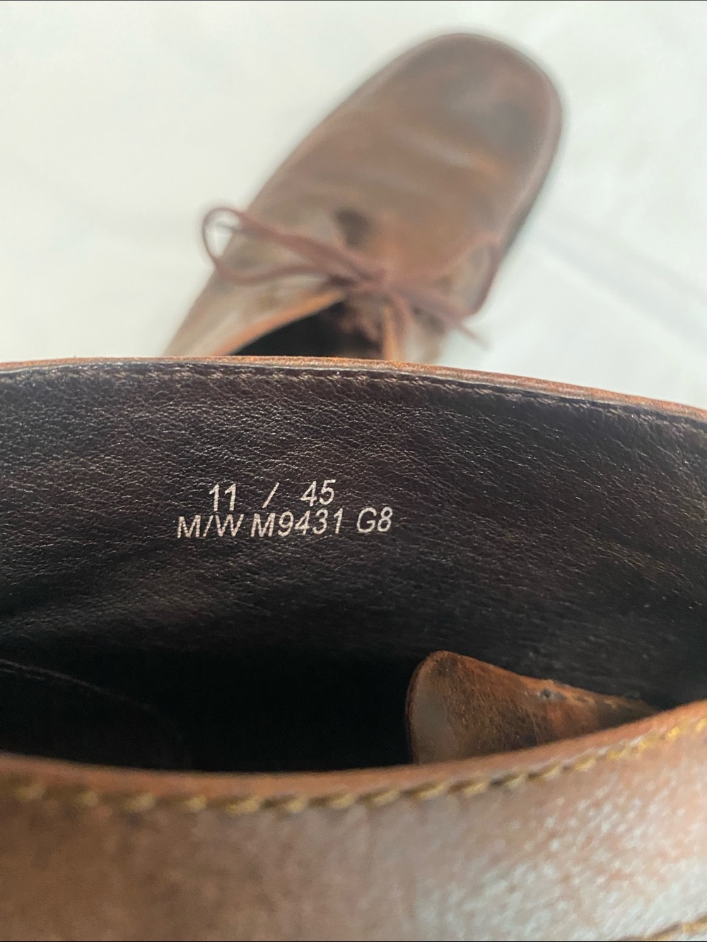 Born Brown Leather Chukka Boots Size 11US 45EU - Picture 15 of 15